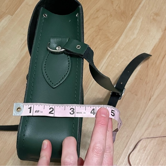 Cambridge Satchel Company 13” Satchel Forest Green Leather - Picture 7 of 10